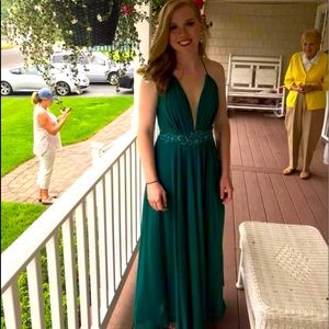 Emerald Green Prom Dress